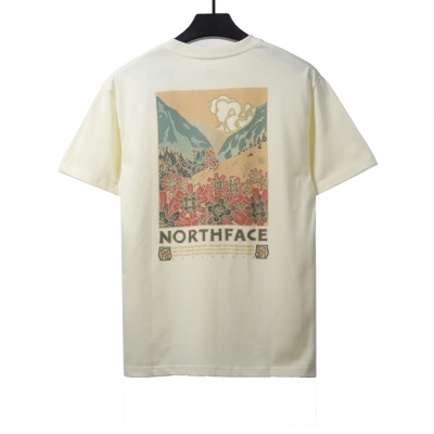 The North Face floral landscape print short sleeves T-Shirts 02