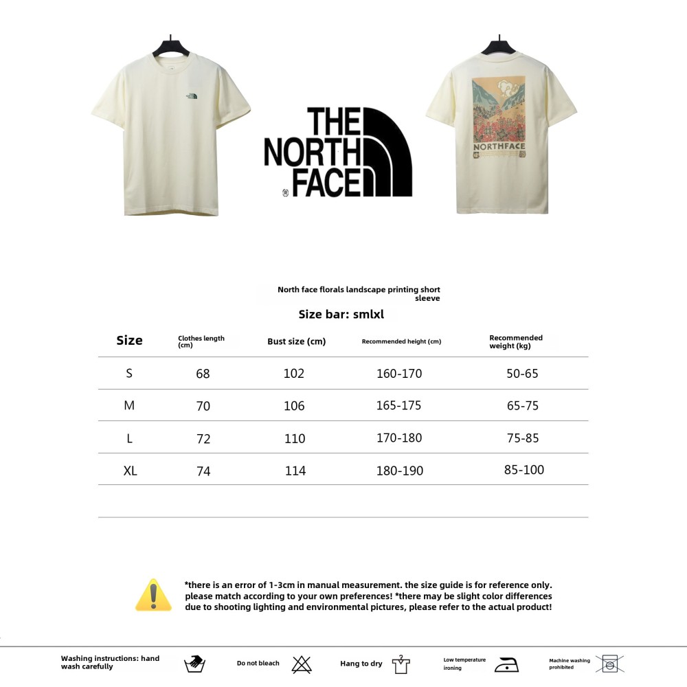 The North Face floral landscape print short sleeves T-Shirts