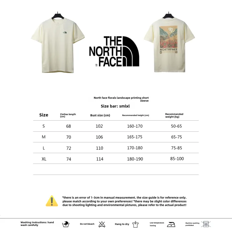 The North Face floral landscape print short sleeves T-Shirts