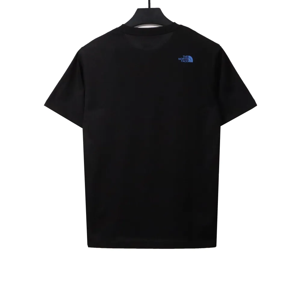 The North Face ocean wave print short sleeves black T-Shirts