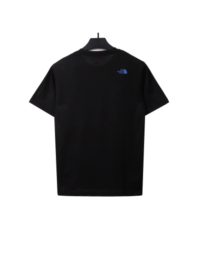 The North Face ocean wave print short sleeves black T-Shirts 02