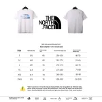 The North Face ocean wave print short sleeves white T-Shirts