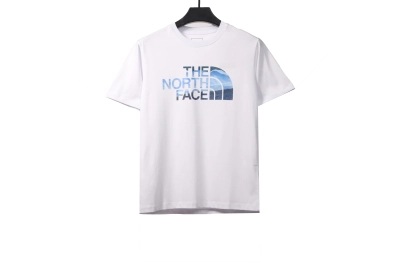 The North Face ocean wave print short sleeves white T-Shirts 02