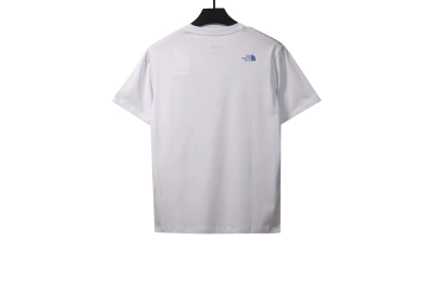 The North Face ocean wave print short sleeves white T-Shirts 01
