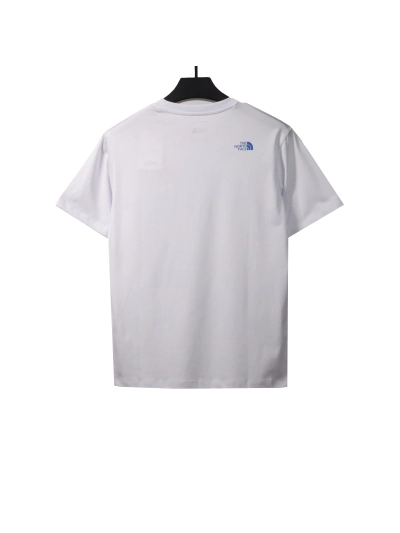 The North Face ocean wave print short sleeves white T-Shirts 01