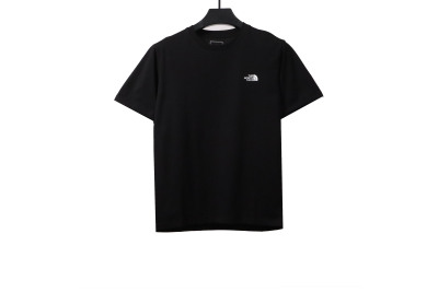 The North Face snow mountain peak print short sleeves black T-Shirts 01