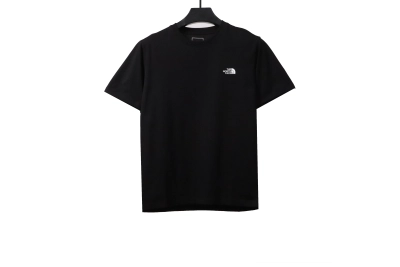 The North Face snow mountain peak print short sleeves black T-Shirts 01