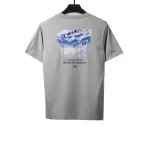 The North Face snow mountain peak print short sleeves gray-brown T-Shirts