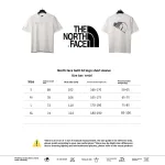 The North Face twill 3D three-dimensional LOGO short sleeves white T-Shirts
