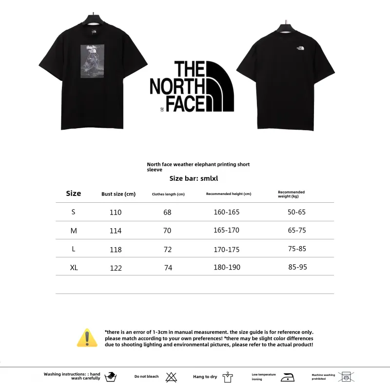 The North Face weather anomaly print short sleeves T-Shirts