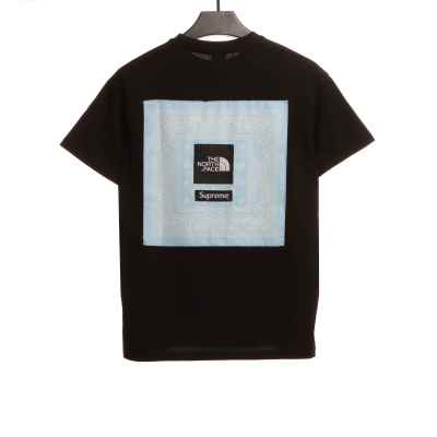 TheNorthFace back cashew flower patch short sleeve 1901 T-Shirts 02