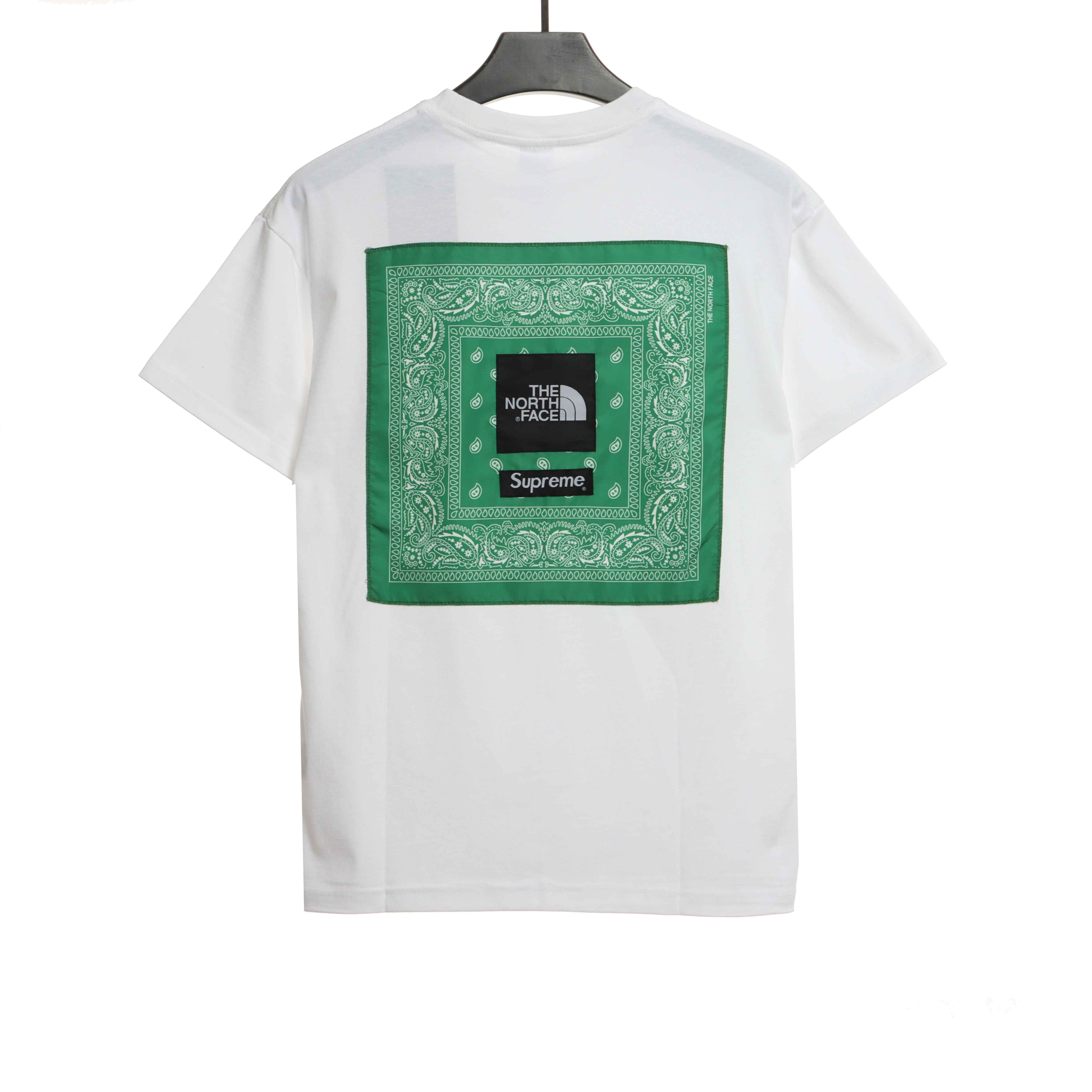 TheNorthFace back cashew flower patch short sleeve 1902 T-Shirts