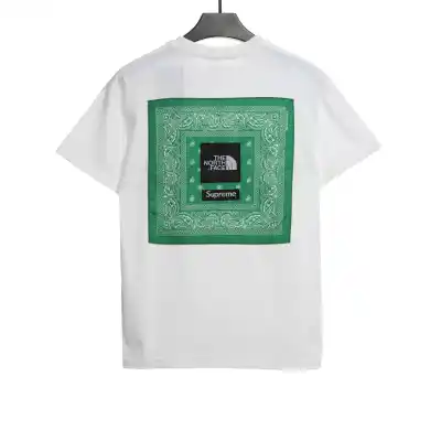 TheNorthFace back cashew flower patch short sleeve 1902 T-Shirts 02