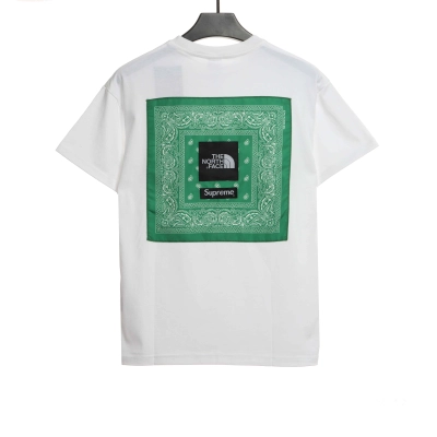 TheNorthFace back cashew flower patch short sleeve 1902 T-Shirts 02