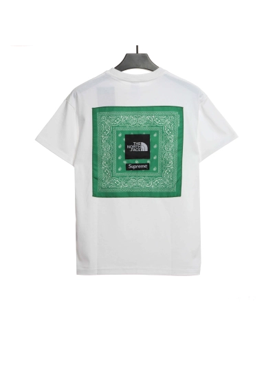 The North Face back cashew flower patch short sleeve 1902 T-Shirts 02