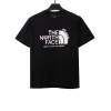 TheNorthFace graffiti small heart print short sleeve black T-Shirts