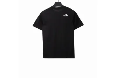 The North Face simple small logo LOGO short sleeve black T-Shirts 02
