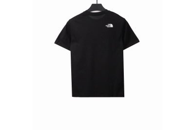 The North Face simple small logo LOGO short sleeve black T-Shirts 02