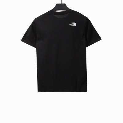 TheNorthFace simple small logo LOGO short sleeve black T-Shirts 02