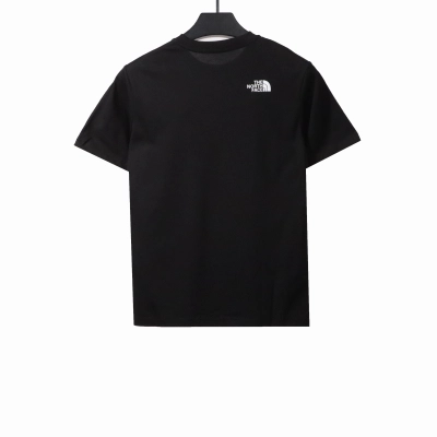 TheNorthFace simple small logo LOGO short sleeve black T-Shirts 02