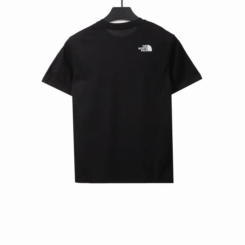 TheNorthFace simple small logo LOGO short sleeve black T-Shirts