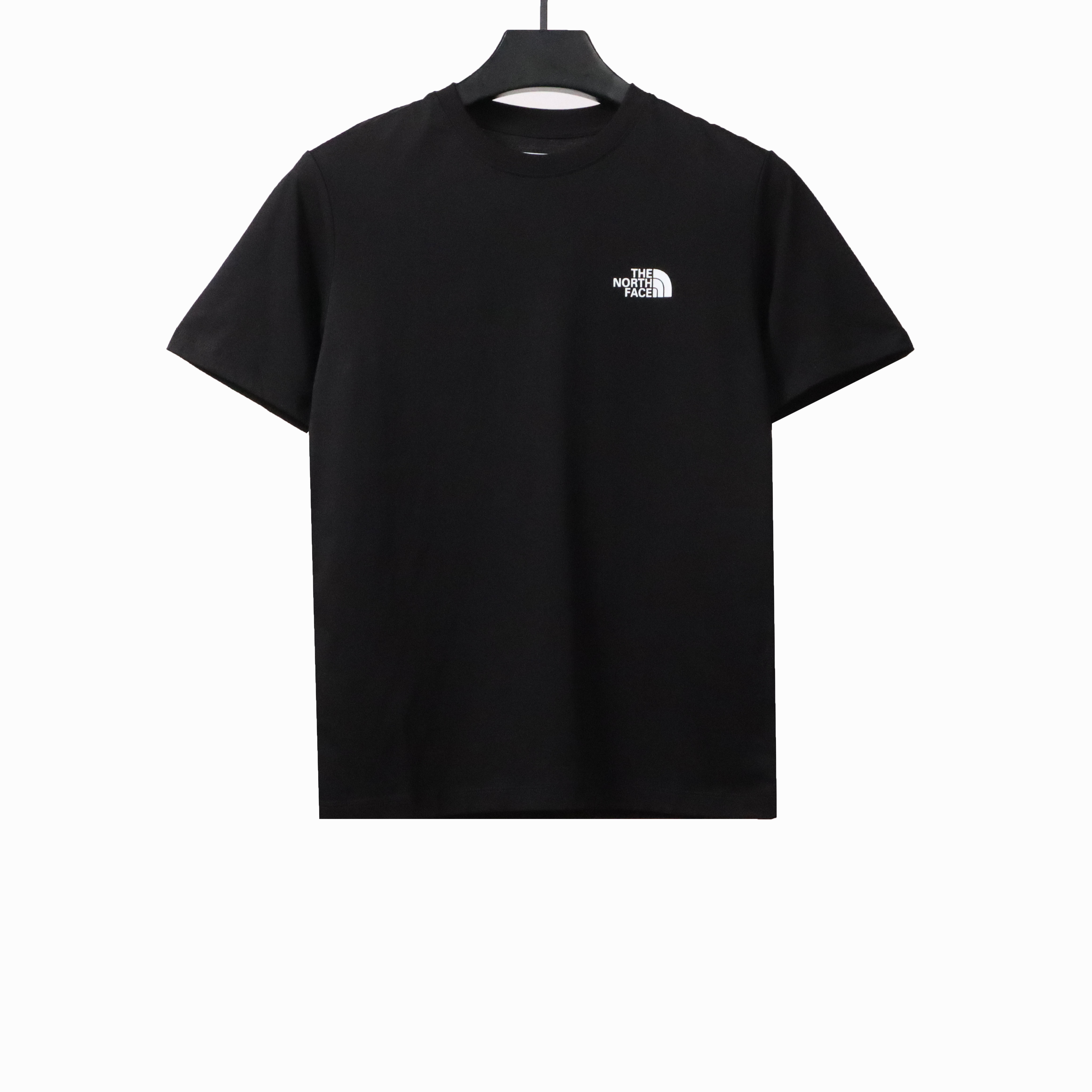 TheNorthFace simple small logo LOGO short sleeve black T-Shirts