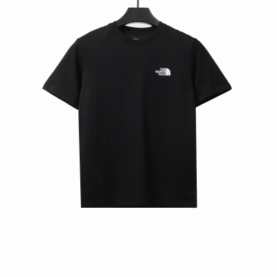 TheNorthFace simple small logo LOGO short sleeve black T-Shirts 01