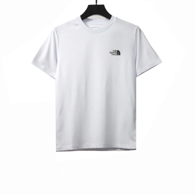 TheNorthFace simple small logo LOGO short sleeve white T-Shirts 01