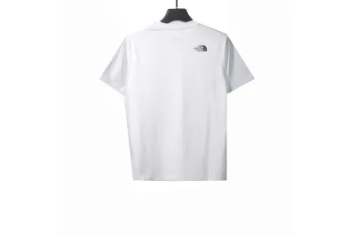The North Face simple small logo LOGO short sleeve white T-Shirts 02