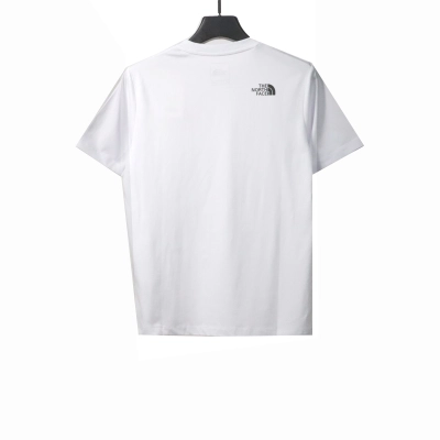 TheNorthFace simple small logo LOGO short sleeve white T-Shirts 02
