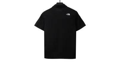 The North Face simple small logo POLO black 02
