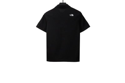 The North Face simple small logo POLO black 02