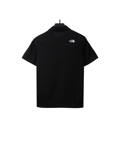 The North Face simple small logo POLO black 02