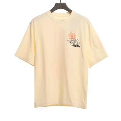 TheNorthFace sunflower tree LOGO print short sleeve T-Shirts 01