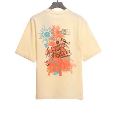 TheNorthFace sunflower tree LOGO print short sleeve T-Shirts 02