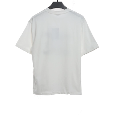  Celine Arc de Triomphe LOGO print short-sleeved shirt white T-Shirts 02