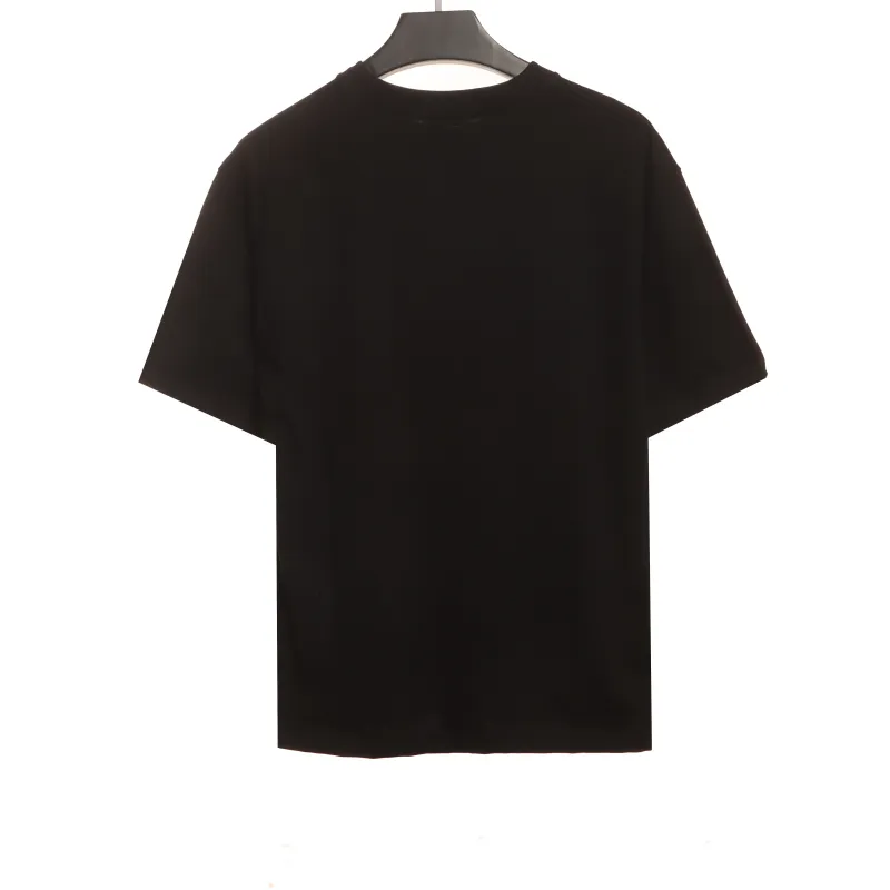  Celine basic letter short-sleeved shirt black T-Shirts