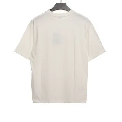 Celine basic letter short-sleeved shirt white T-Shirts 02