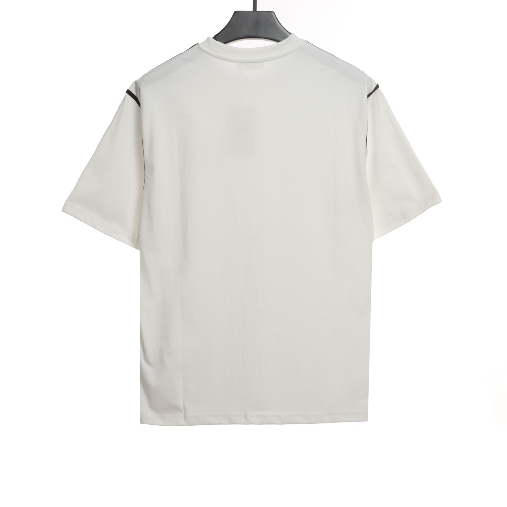 Celine contrasting lines black and white logo short-sleeved shirt 1901 T-Shirts
