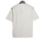 Celine contrasting lines black and white logo short-sleeved shirt 1901 T-Shirts