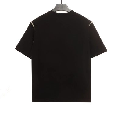  Celine contrasting lines black and white logo short-sleeved shirt 1902 T-Shirts 02