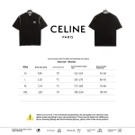  Celine contrasting lines black and white logo short-sleeved shirt 1902 T-Shirts