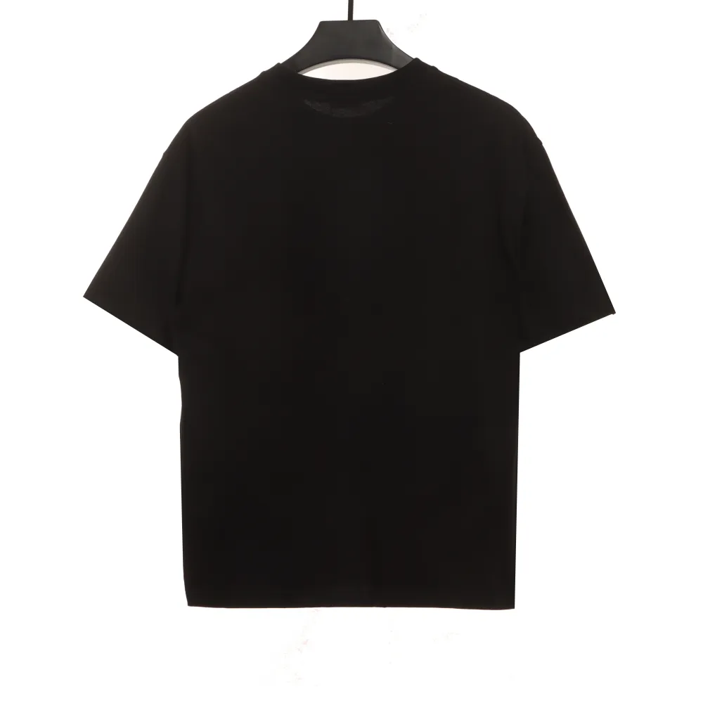  Celine joint-branded printed puppy short-sleeved shirt black T-Shirts