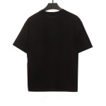 Celine joint-branded printed puppy short-sleeved shirt black T-Shirts