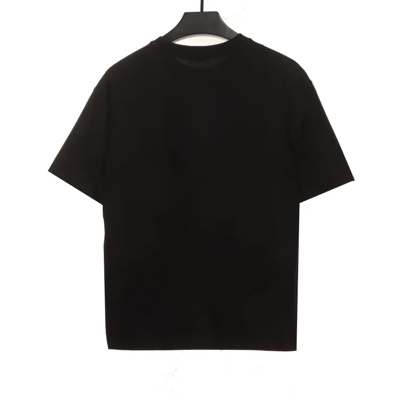  Celine joint-branded printed puppy short-sleeved shirt black T-Shirts