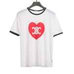 Celine love Arc de Triomphe print short-sleeved shirt T-Shirts