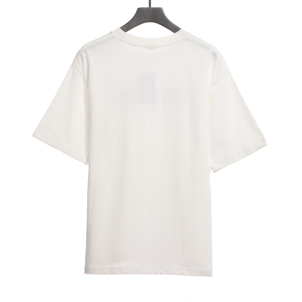 Celine rhinestone print short-sleeved shirt white T-Shirts