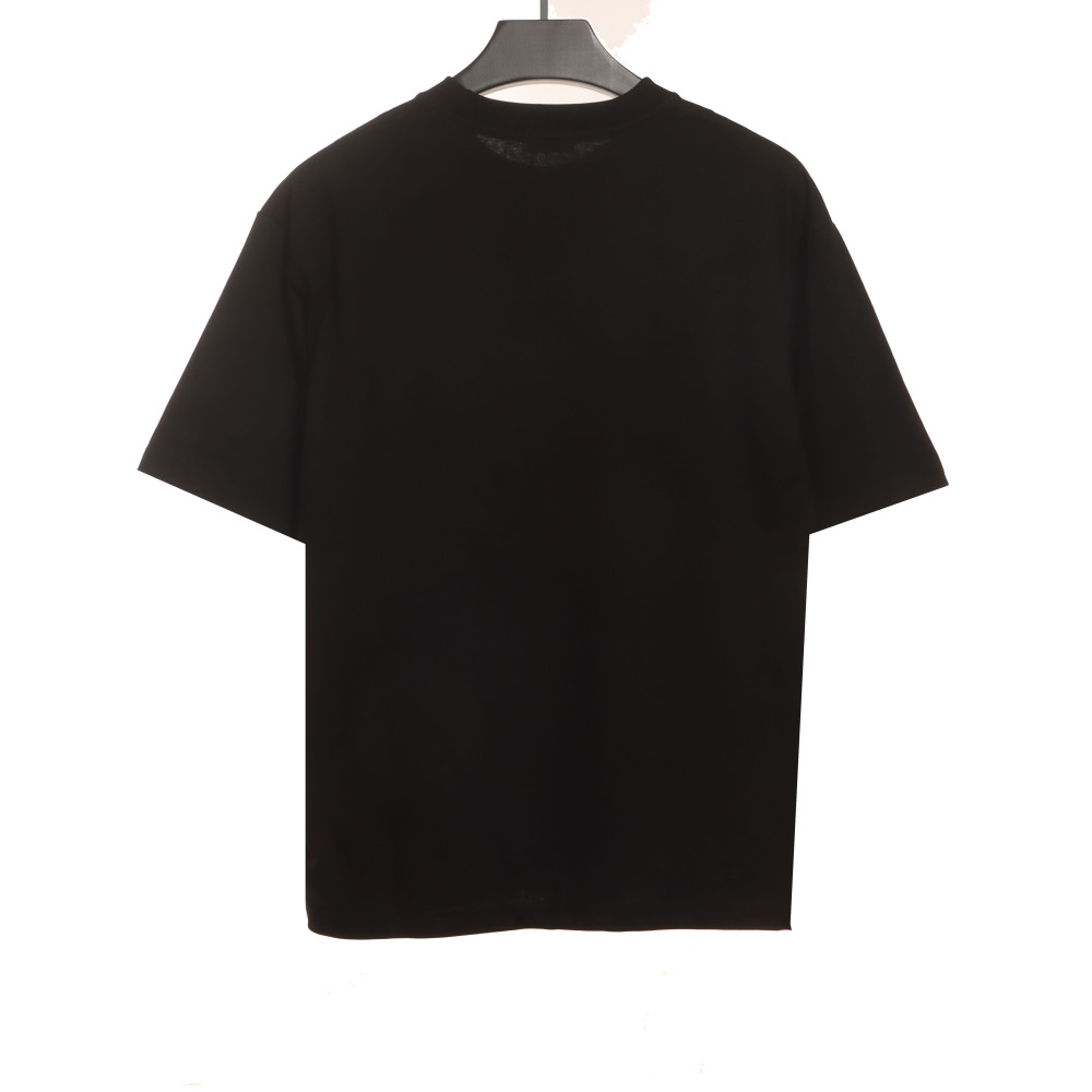 Celine rivet letter short-sleeved shirt black T-Shirts