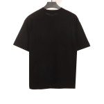 Celine rivet letter short-sleeved shirt black T-Shirts