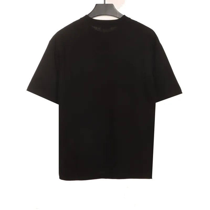  Celine rivet letter short-sleeved shirt black T-Shirts
